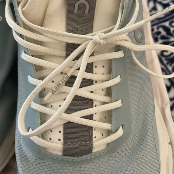 WORN 5-6 TIMES On Cloud Cloudnova Womens Running Shoe Light Blue Size 9 - Picture 9 of 13